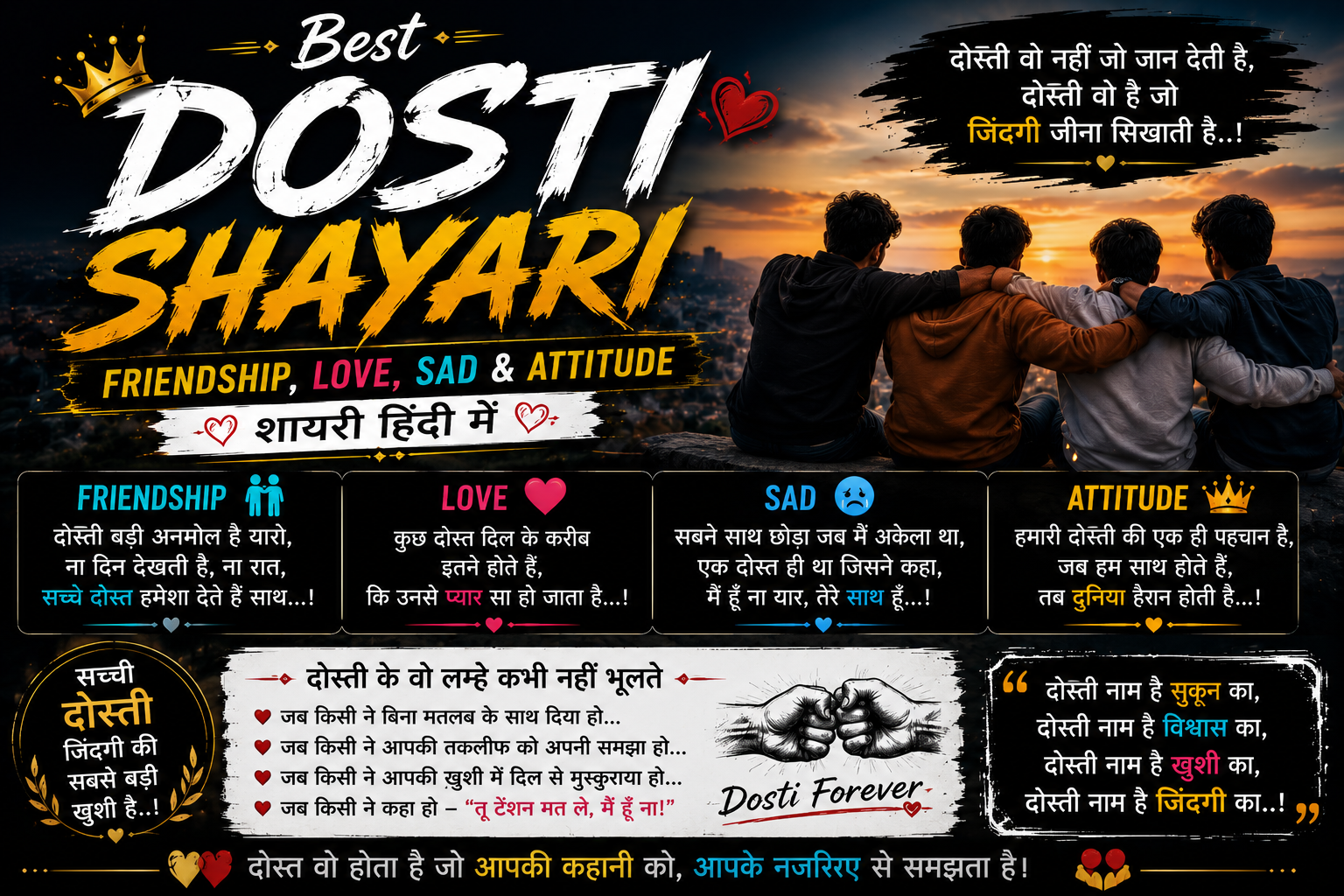 Best Dosti Shayari