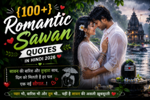 Romantic Sawan Quotes in Hindi 2026